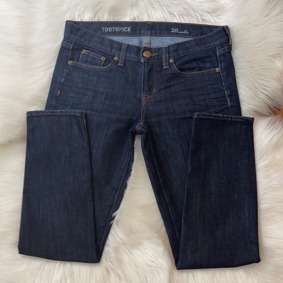 J. Crew Toothpick Ankle Jeans in Classic Wash - Picture 3 of 6
